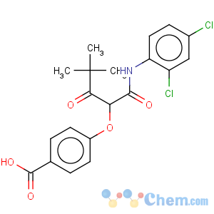 CAS No:58161-93-6 Benzoic acid,4-[1-[[(2,4-dichlorophenyl)amino]carbonyl]-3,3-dimethyl-2-oxobutoxy]-