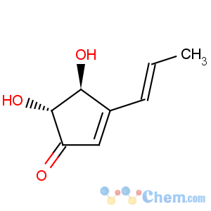 CAS No:582-46-7 2-Cyclopenten-1-one,4,5-dihydroxy-3-(1E)-1-propen-1-yl-, (4S,5R)-