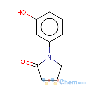 CAS No:58212-15-0 2-Pyrrolidinone,1-(3-hydroxyphenyl)-