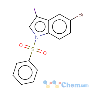CAS No:582305-43-9 5-Bromo-3-iodo-1-(phenylsulfonyl)indole