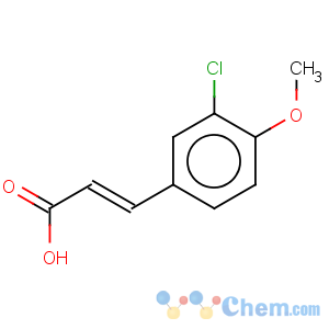 CAS No:58236-76-3 (2E)-3-(3-chloro-4-methoxyphenyl)acrylic acid