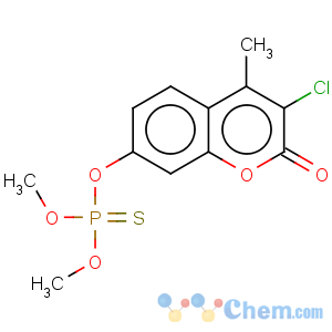 CAS No:5826-75-5 Phosphorothioic acid,O-(3-chloro-4-methyl-2-oxo-2H-1-benzopyran-7-yl) O,O-dimethyl ester