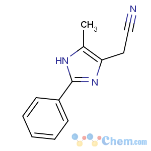CAS No:58261-91-9 2-(5-methyl-2-phenyl-1H-imidazol-4-yl)acetonitrile