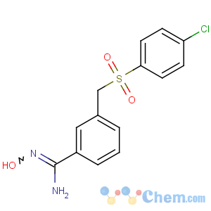CAS No:583059-52-3 3-[(4-chlorophenyl)sulfonylmethyl]-N'-hydroxybenzenecarboximidamide