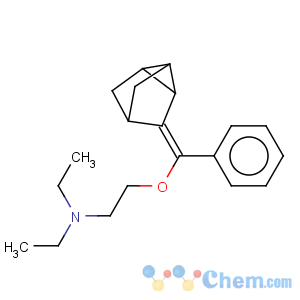 CAS No:58313-74-9 Ethanamine,N,N-diethyl-2-(phenyltricyclo[2.2.1.02,6]heptylidenemethoxy)- (9CI)