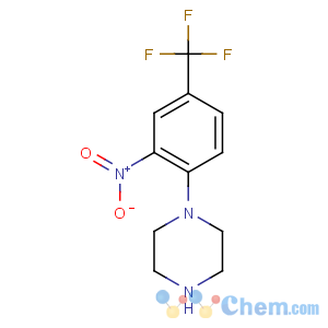CAS No:58315-38-1 1-[2-nitro-4-(trifluoromethyl)phenyl]piperazine