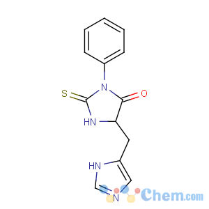 CAS No:5835-68-7 5-(1H-imidazol-5-ylmethyl)-3-phenyl-2-sulfanylideneimidazolidin-4-one