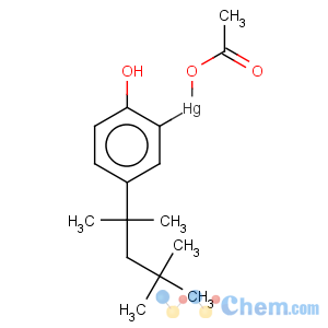 CAS No:584-18-9 Mercury, (acetato-kO)[2-hydroxy-5-(1,1,3,3-tetramethylbutyl)phenyl]-