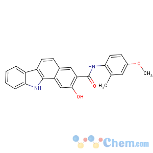 CAS No:5840-22-2 2-hydroxy-N-(4-methoxy-2-methylphenyl)-11H-benzo[a]carbazole-3-<br />carboxamide