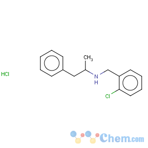 CAS No:5843-53-8 Benzeneethanamine,N-[(2-chlorophenyl)methyl]-a-methyl-, hydrochloride (1:1), (+)-