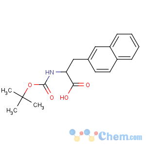 CAS No:58438-04-3 (2S)-2-[(2-methylpropan-2-yl)oxycarbonylamino]-3-naphthalen-2-<br />ylpropanoic acid