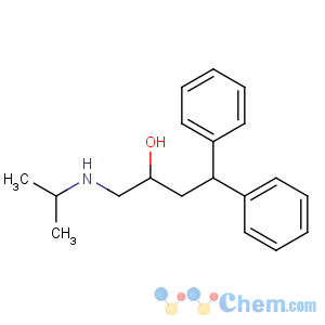 CAS No:58473-73-7 4,4-diphenyl-1-(propan-2-ylamino)butan-2-ol