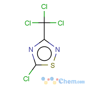 CAS No:5848-93-1 1,2,4-Thiadiazole,5-chloro-3-(trichloromethyl)-