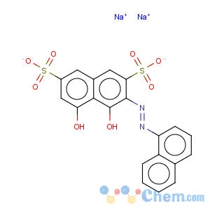 CAS No:5850-63-5 2,7-Naphthalenedisulfonicacid, 4,5-dihydroxy-3-[2-(1-naphthalenyl)diazenyl]-, sodium salt (1:2)