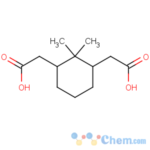 CAS No:58520-45-9 2-[3-(carboxymethyl)-2,2-dimethylcyclohexyl]acetic acid