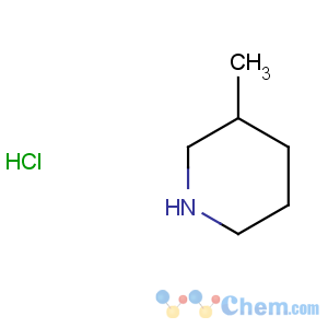 CAS No:58531-29-6 Piperidine, 3-methyl-,hydrochloride (1:1)