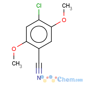 CAS No:58543-89-8 4-chloro-2,5-dimethoxybenzonitrile