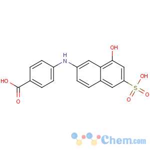 CAS No:5855-84-5 4-[(8-hydroxy-6-sulfonaphthalen-2-yl)amino]benzoic acid