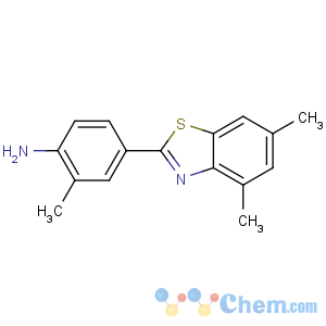 CAS No:5855-93-6 4-(4,6-dimethyl-1,3-benzothiazol-2-yl)-2-methylaniline