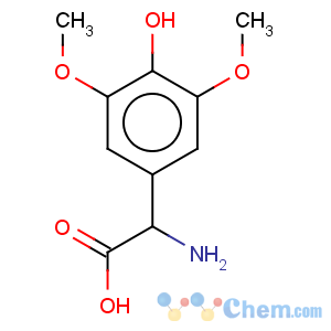 CAS No:58576-10-6 amino-(4-hydroxy-3,5-dimethoxy-phenyl)-acetic acid