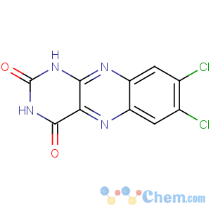 CAS No:58590-56-0 Benzo[g]pteridine-2,4(1H,3H)-dione,7,8-dichloro-