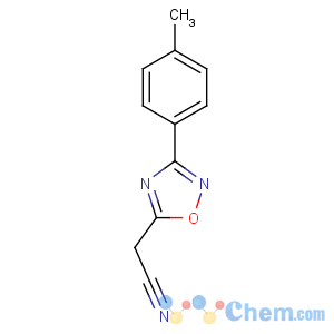 CAS No:58599-00-1 3-(4-methylphenyl)-1,2,4-oxadiazol-5-yl]acetonitrile