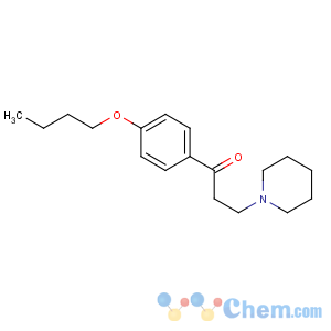CAS No:586-60-7 1-(4-butoxyphenyl)-3-piperidin-1-ylpropan-1-one