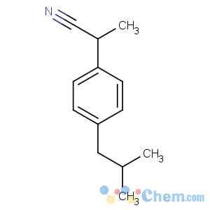 CAS No:58609-73-7 2-[4-(2-methylpropyl)phenyl]propanenitrile