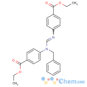 CAS No:586400-06-8 ethyl 4-[(N-benzyl-4-ethoxycarbonylanilino)methylideneamino]benzoate