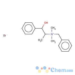 CAS No:58648-09-2 Benzeneethanaminium, b-hydroxy-N,N,a-trimethyl-N-(phenylmethyl)-,bromide (1:1), (aS,bR)-