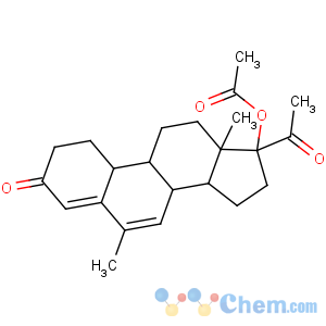 CAS No:58652-20-3 [(8S,9S,10R,13S,14S,17R)-17-acetyl-6,13-dimethyl-3-oxo-1,2,8,9,10,11,12,<br />14,15,16-decahydrocyclopenta[a]phenanthren-17-yl] acetate