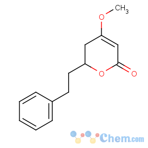 CAS No:587-63-3 4-methoxy-2-(2-phenylethyl)-2,3-dihydropyran-6-one