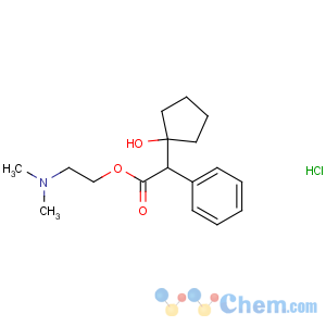 CAS No:5870-29-1 2-(dimethylamino)ethyl<br />2-(1-hydroxycyclopentyl)-2-phenylacetate