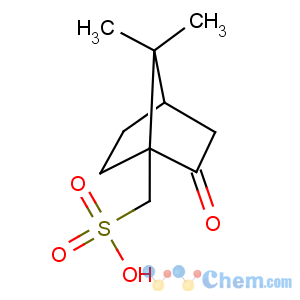 CAS No:5872-08-2 (7,7-dimethyl-3-oxo-4-bicyclo[2.2.1]heptanyl)methanesulfonic acid