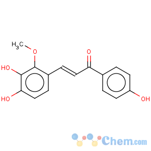 CAS No:58749-23-8 2-Propen-1-one,3-(3,4-dihydroxy-2-methoxyphenyl)-1-(4-hydroxyphenyl)-, (2E)-