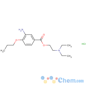 CAS No:5875-06-9 2-(diethylamino)ethyl 3-amino-4-propoxybenzoate