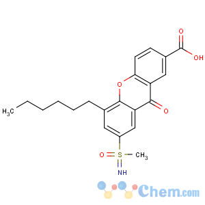 CAS No:58761-87-8 5-hexyl-7-(methylsulfonimidoyl)-9-oxoxanthene-2-carboxylic acid