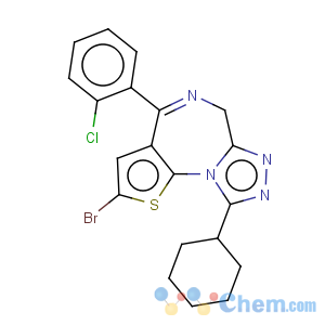 CAS No:58765-21-2 6H-Thieno[3,2-f][1,2,4]triazolo[4,3-a][1,4]diazepine,2-bromo-4-(2-chlorophenyl)-9-cyclohexyl-