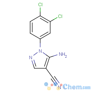 CAS No:58791-78-9 1H-Pyrazole-4-carbonitrile,5-amino-1-(3,4-dichlorophenyl)-