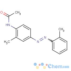 CAS No:588-23-8 N-[2-methyl-4-[(2-methylphenyl)diazenyl]phenyl]acetamide