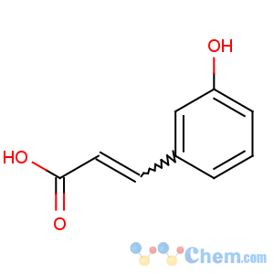 CAS No:588-30-7 (E)-3-(3-hydroxyphenyl)prop-2-enoic acid