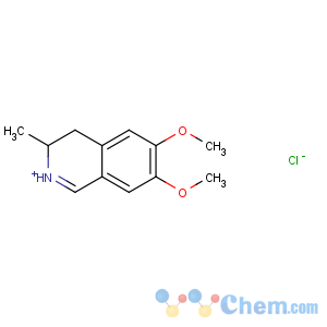 CAS No:5884-29-7 6,7-DIMETHOXY-3-METHYL-3,4-DIHYDROISOQUINOLINE HYDROCHLORIDE