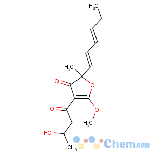 CAS No:58845-81-1 3(2H)-Furanone,2-(1E,3E)-1,3-hexadien-1-yl-4-(3-hydroxy-1-oxobutyl)-5-methoxy-2-methyl-