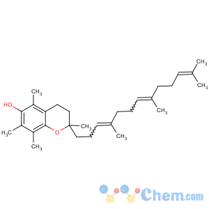 CAS No:58864-81-6 (2R)-2,5,7,8-tetramethyl-2-[(3E,7E)-4,8,12-trimethyltrideca-3,7,11-trienyl]chroman-6-ol