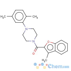 CAS No:588676-07-7 Methanone,[4-(2,5-dimethylphenyl)-1-piperazinyl](3-methyl-2-benzofuranyl)-