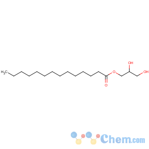 CAS No:589-68-4 2,3-dihydroxypropyl tetradecanoate