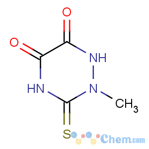 CAS No:58909-39-0 2-methyl-3-sulfanylidene-1,2,4-triazinane-5,6-dione