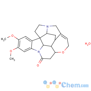 CAS No:5892-11-5 (4aR,5aS,8aR,13aS,15aS,15bR)-10,11-dimethoxy-4a,5,5a,7,8,13a,15,15a,15b,<br />16-decahydro-2H-4,6-methanoindolo[3,2,1-ij]oxepino[2,3,4-de]pyrrolo[2,<br />3-h]quinoline-14-one