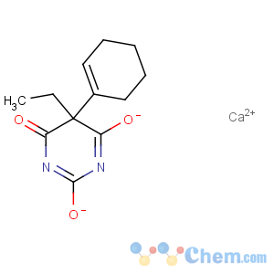CAS No:5897-20-1 2,4,6(1H,3H,5H)-Pyrimidinetrione,5-(1-cyclohexen-1-yl)-5-ethyl-, calcium salt (1:?)