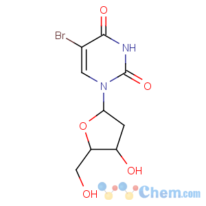 CAS No:59-14-3 5-bromo-1-[(2R,4S,<br />5R)-4-hydroxy-5-(hydroxymethyl)oxolan-2-yl]pyrimidine-2,4-dione